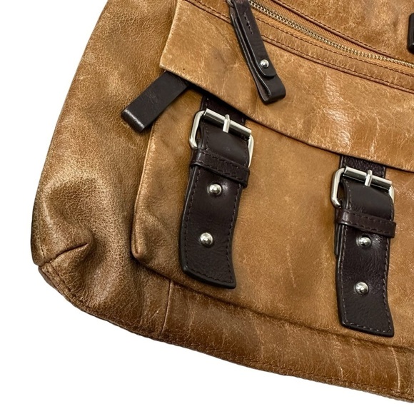 Danier Genuine Leather Medium Crossbody, Brown - Picture 11 of 14